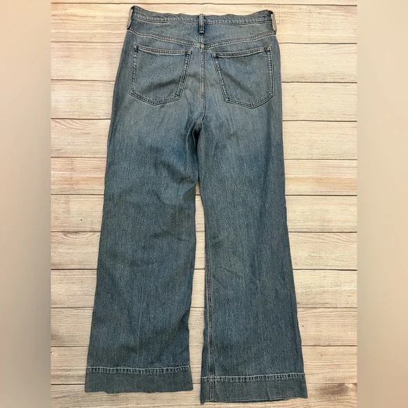 J. Crew Wide-Leg Trouser Jeans - Picture 2 of 5